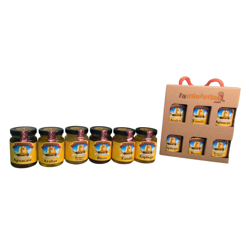Pack de miel de regalo 3 botes de 440gr - MIEL LA CAZURRA