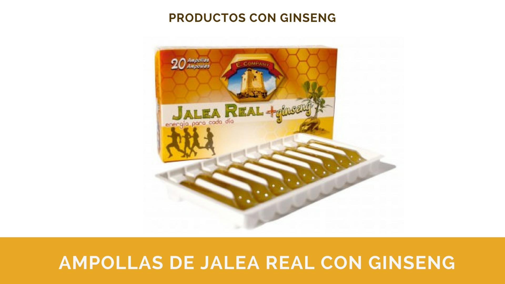 Comprar Ampollas de Jalea Real con Ginseng España