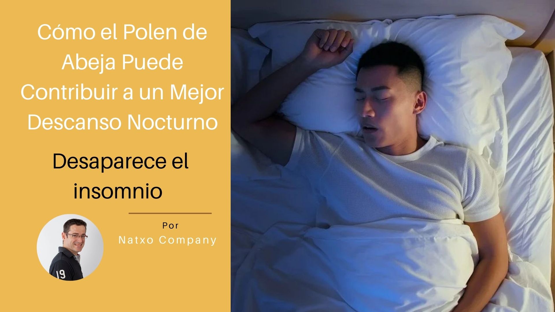 Beneficios polen descanso nocturno