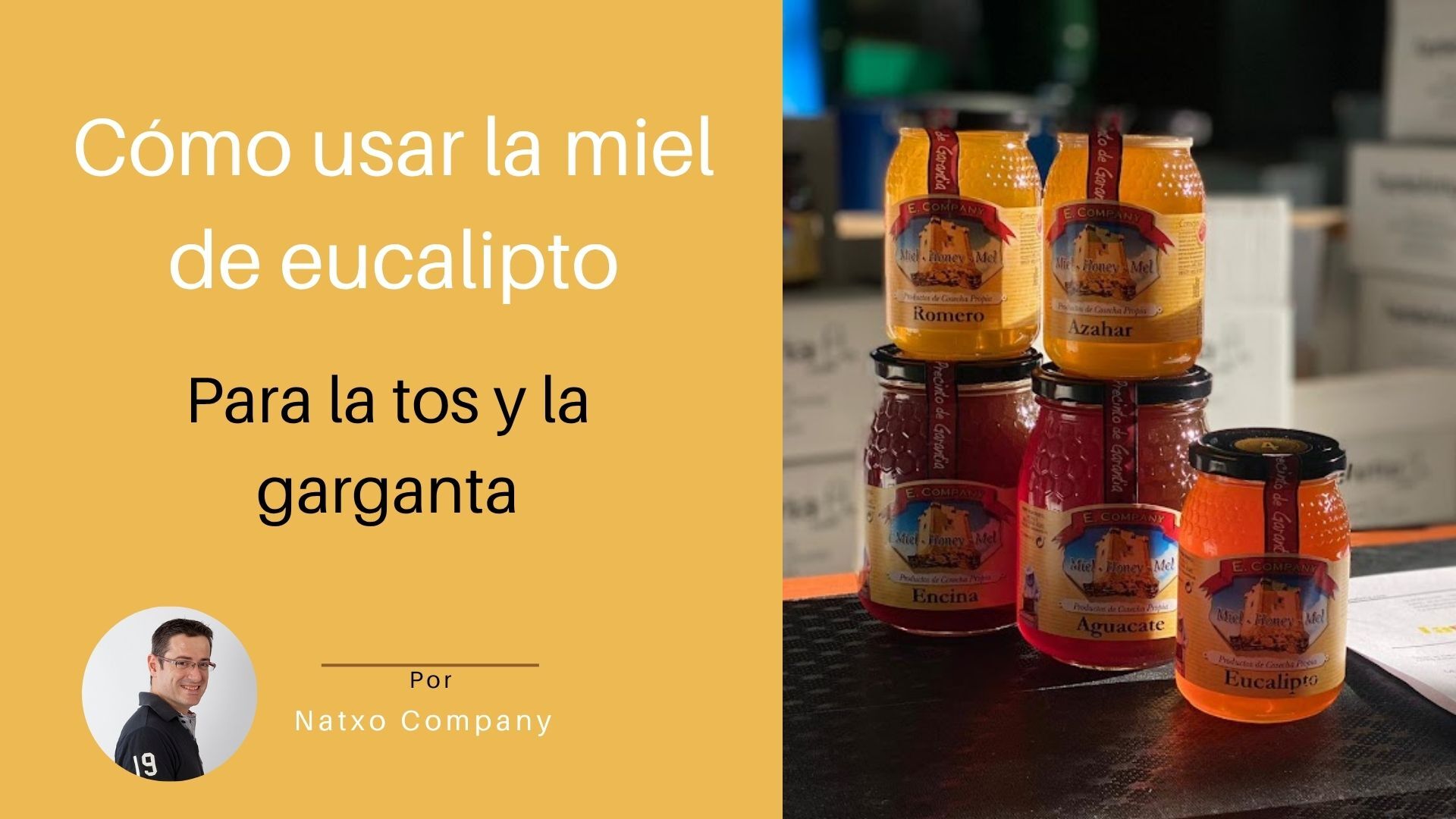 Miel de eucalipto para la tos
