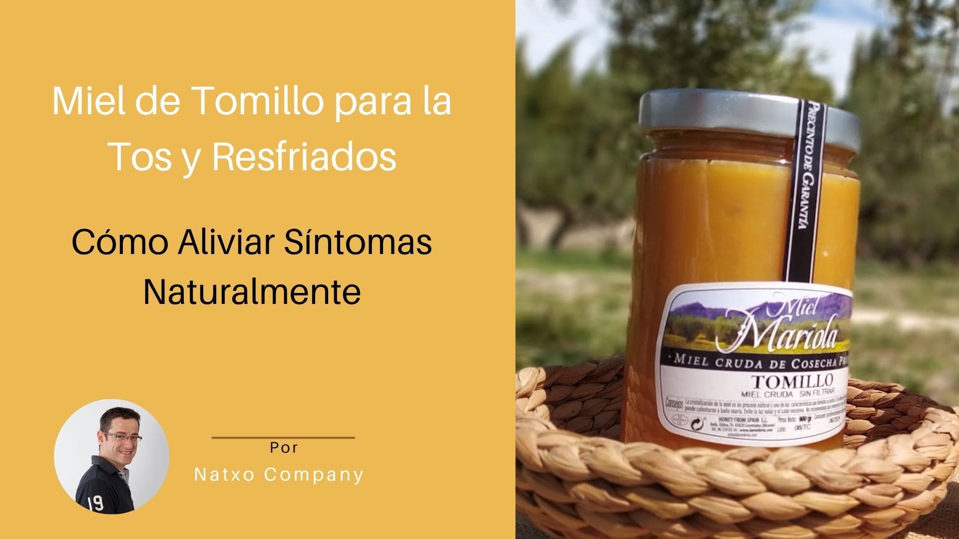 miel de tomillo para la tos