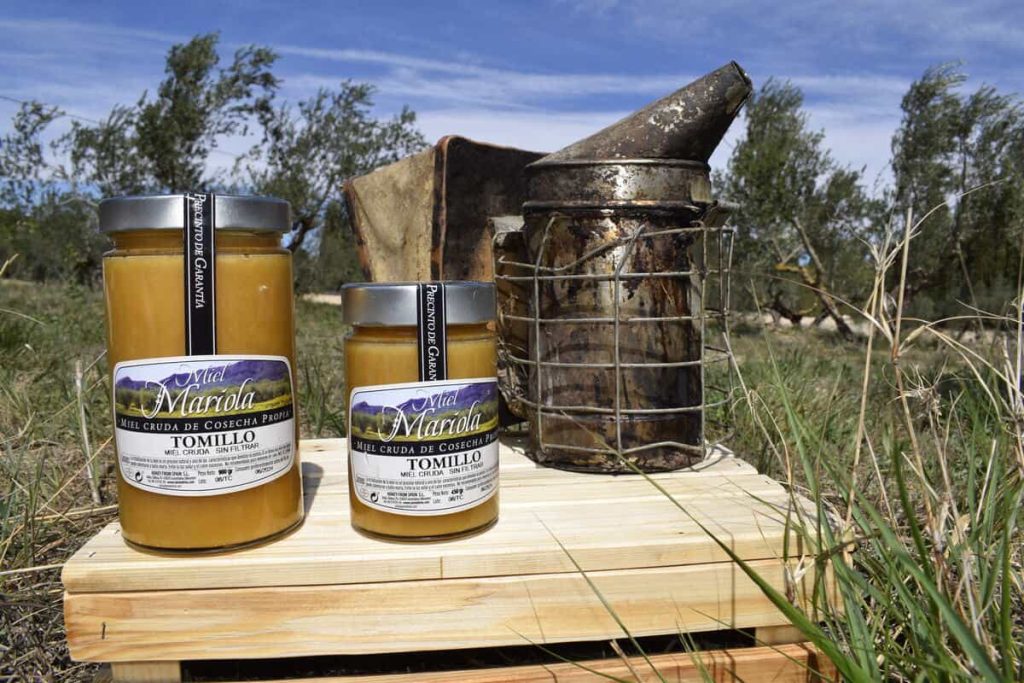 comprar miel de tomillo cruda en Madrid