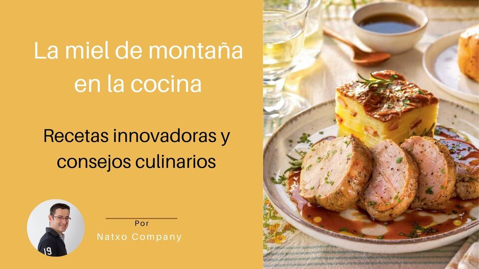 miel de montaña en la cocina