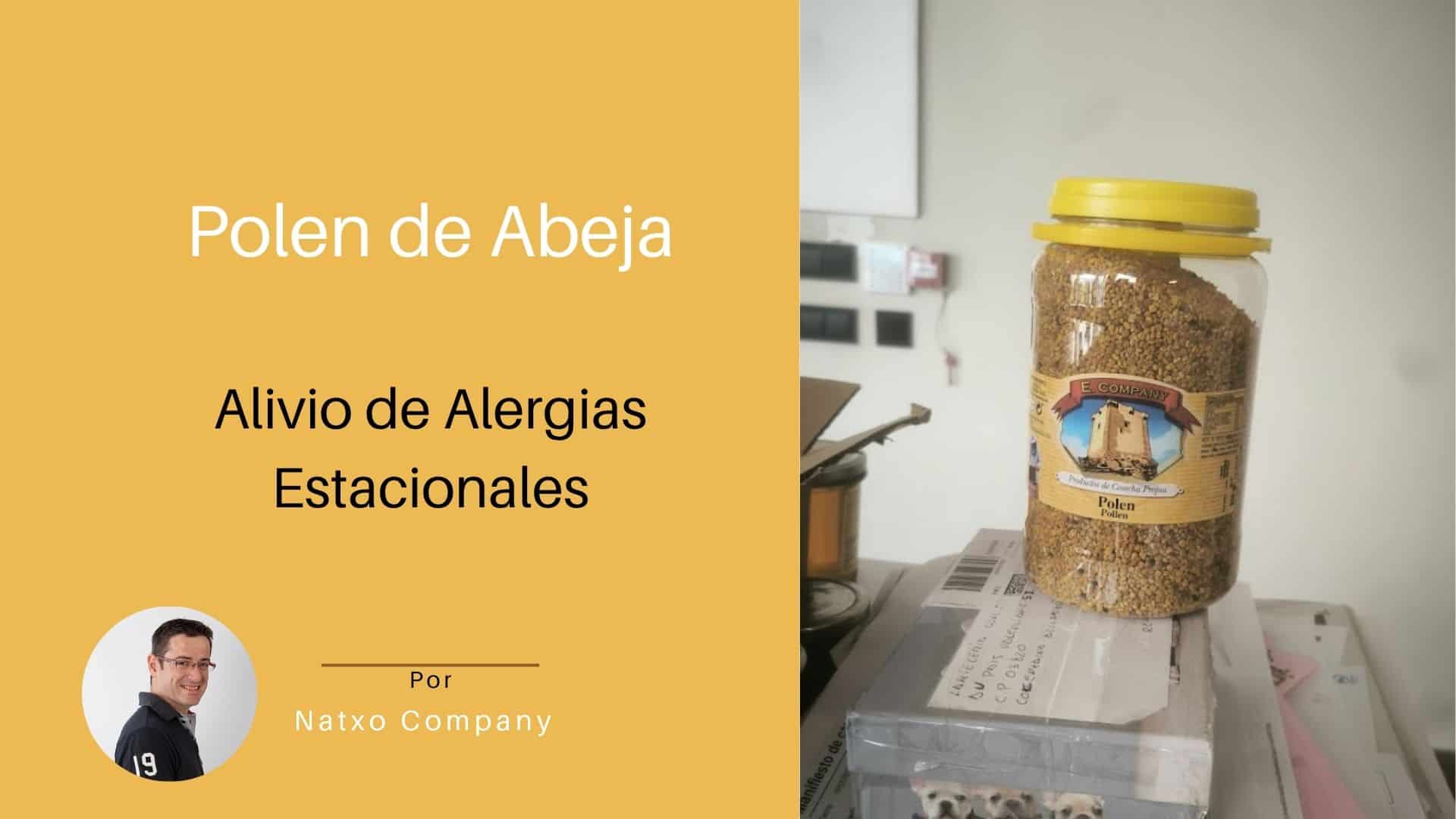 Polen de abeja y alergias