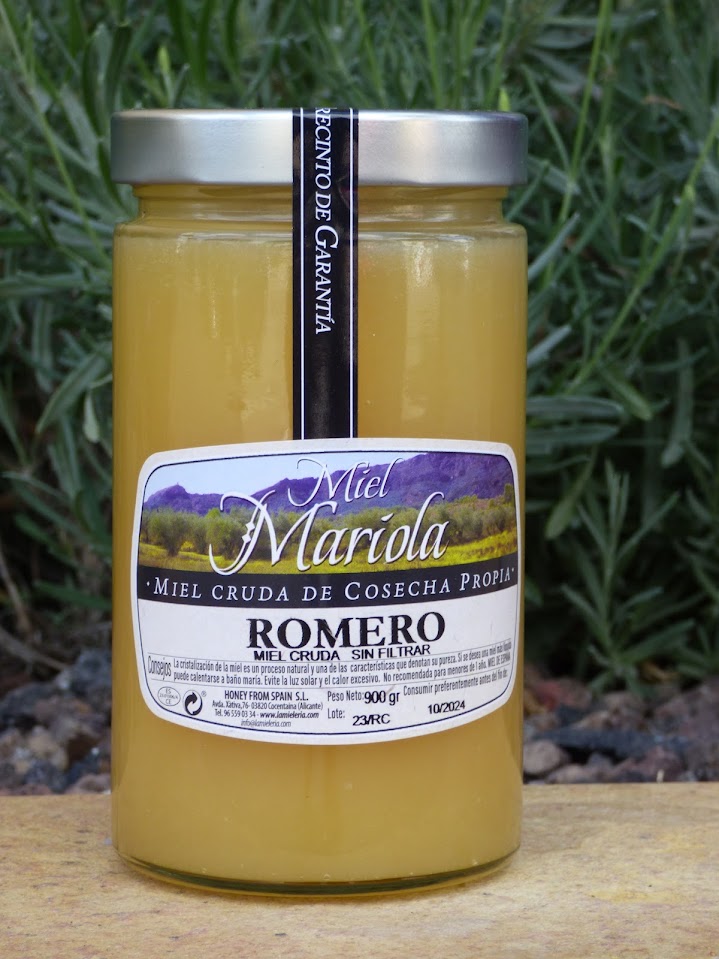 raw rosemary honey