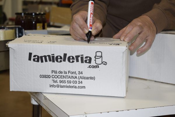 Caja de miel - pedido